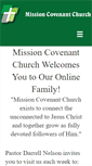 Mobile Screenshot of missioncovenantchurch.org